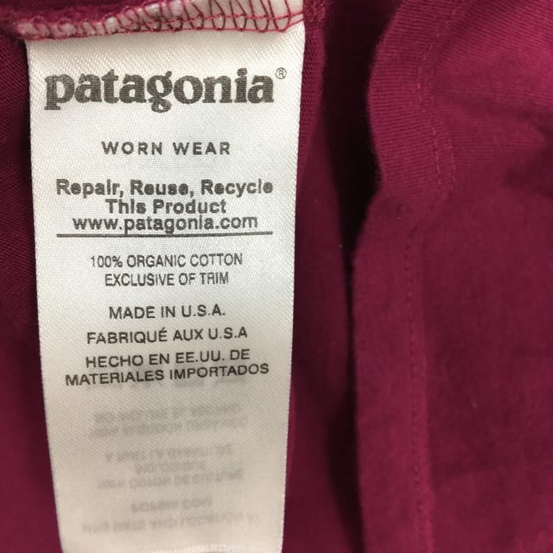 WOMENs S パタゴニア ウィメンズ ウェーブ オーガニックコットン Tシャツ PATAGONIA 39120 パープル系 - メルカリ