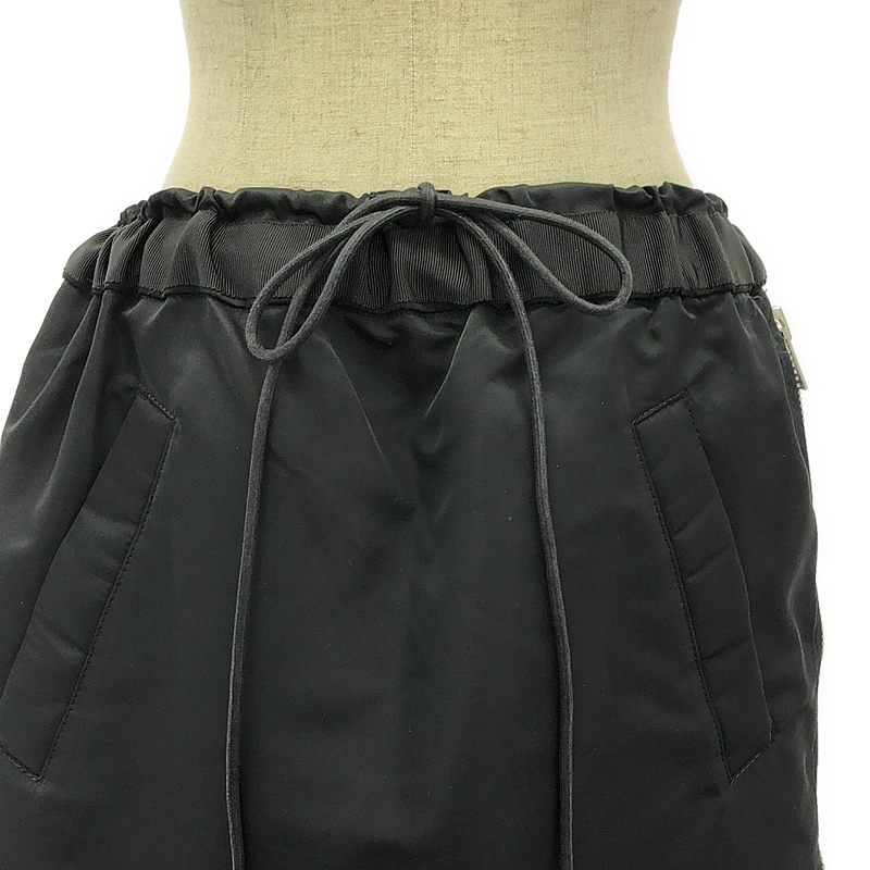 美品】 sacai / サカイ | MA-1 サイドジップ プリーツ ドロー