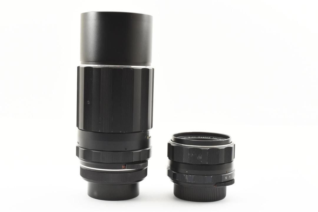 【ダブルレンズセット】 SMC Takumar 55mm 200mm SO256 ダブルレンズセット】 SMC Takumar 55mm 200mm SO256 【公式通販】
