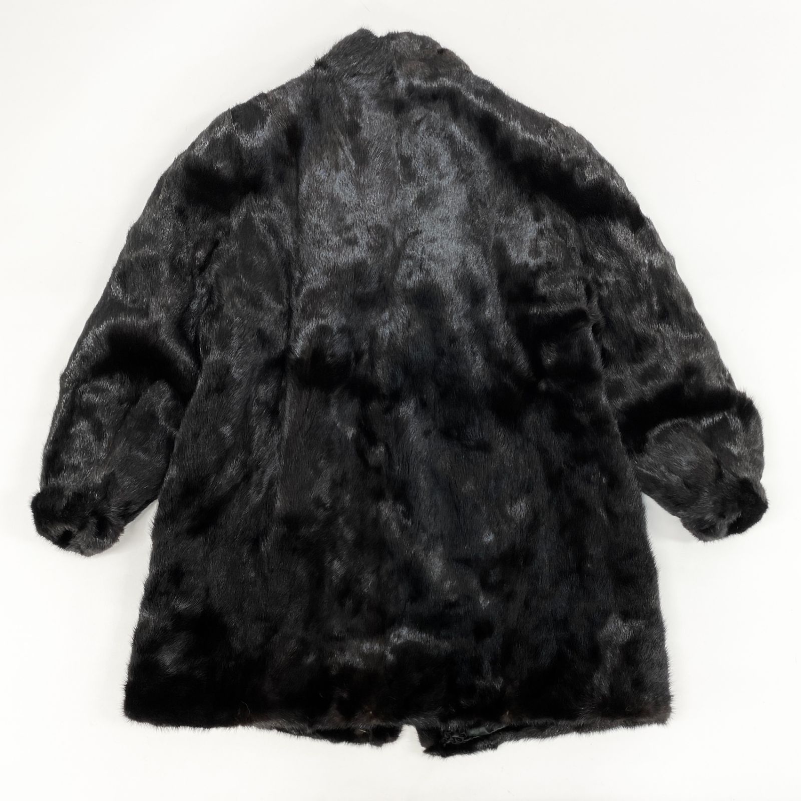 黒のミンクコート SAGA MINK 黒ミンクロングコート 美品◇SAGAMINK