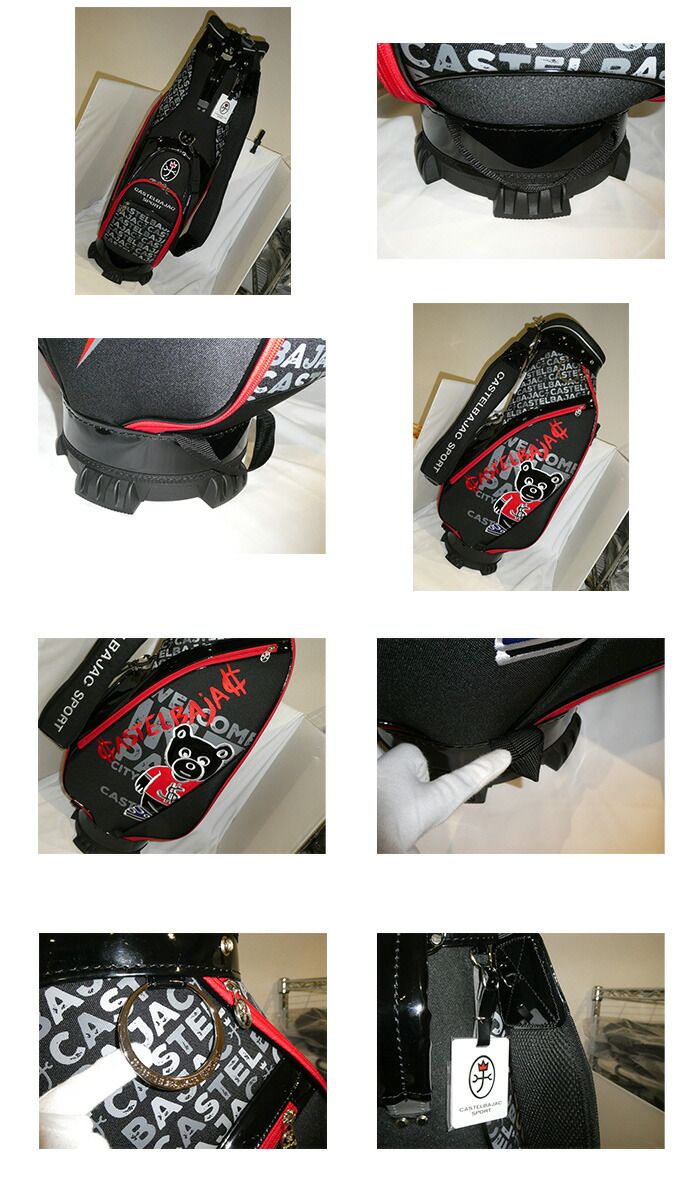 新品】カステルバジャック CBC035 キャディバッグ 9.0型 ブラック