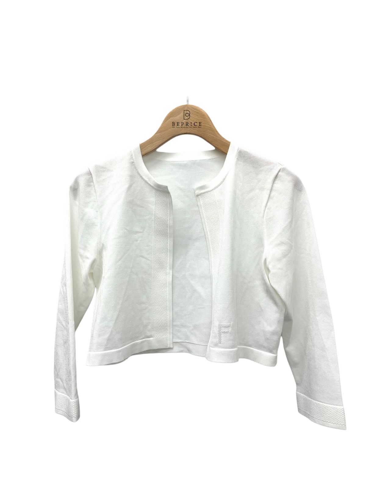 フォクシーブティック Cardigan Lilas リラ 42715 カーディガン 38 ホワイト ボレロ ITWTEZNQ9FZ8