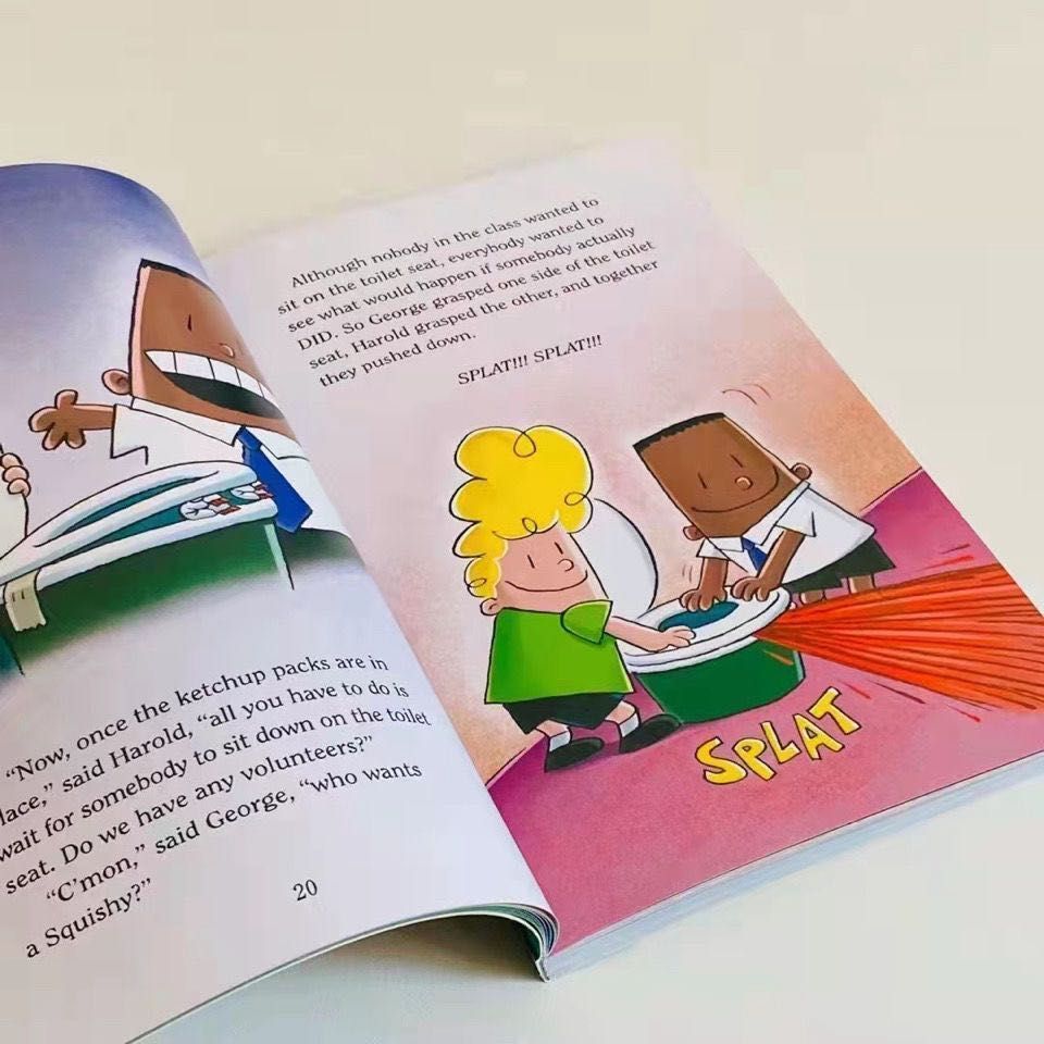Captain Underpants 14冊 カラー印刷 マイヤペン対応 MaiyaPen