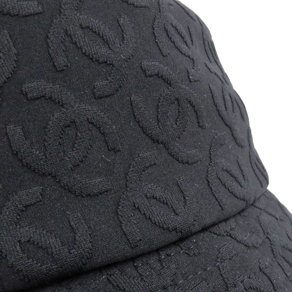 【正規品】CHANEL シャネル　帽子　バケットハット　白　黒　レア　美品 CHANEL バケットハット ブラック & ホワイト - メルカリ