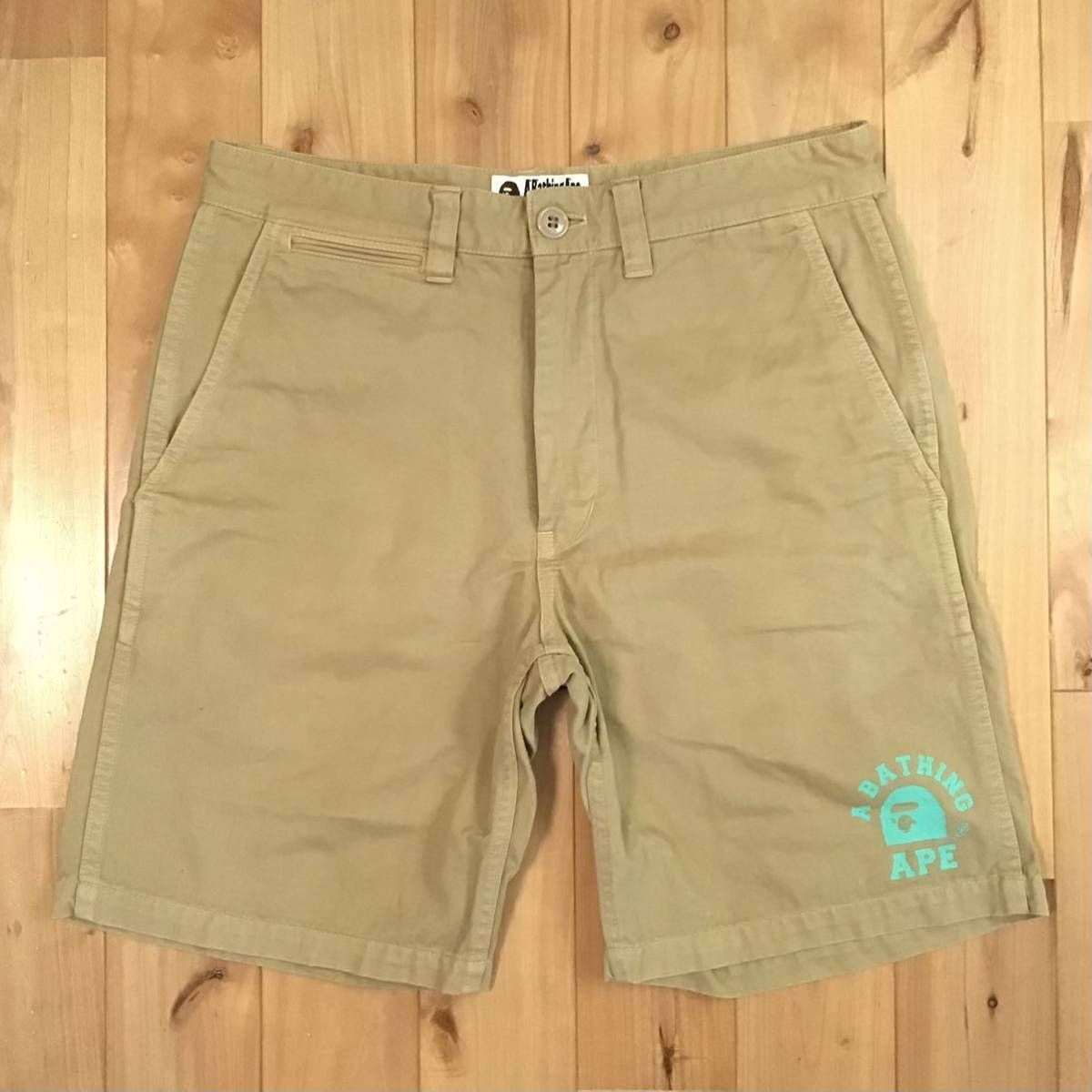 BAPE LOGO ハーフパンツ Sサイズ a bathing ape shorts エイプ ベイプ ...