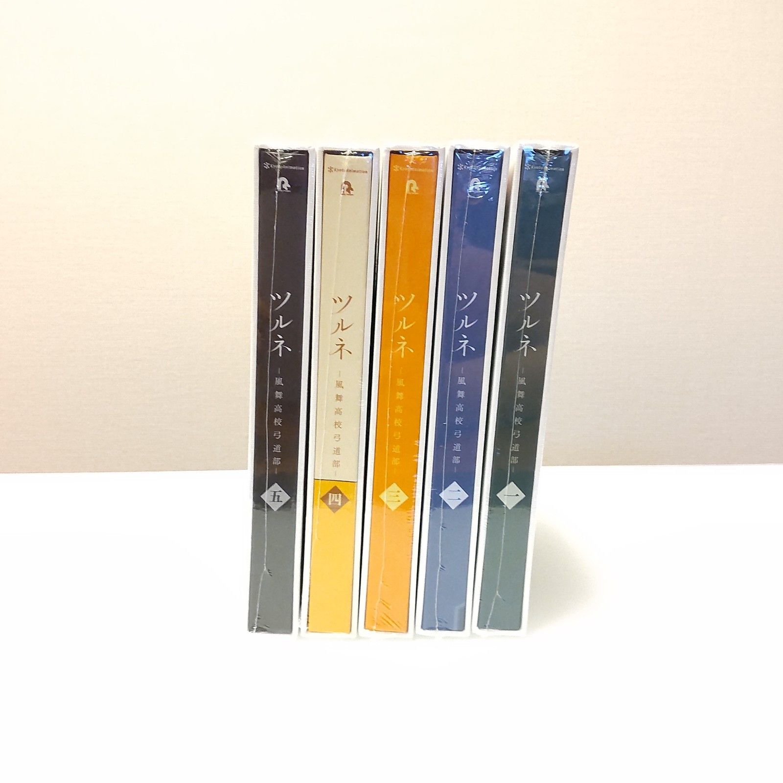 全巻新品廃盤 ツルネ 風舞高校弓道部 初回 全5巻セット Blu-rayセット 