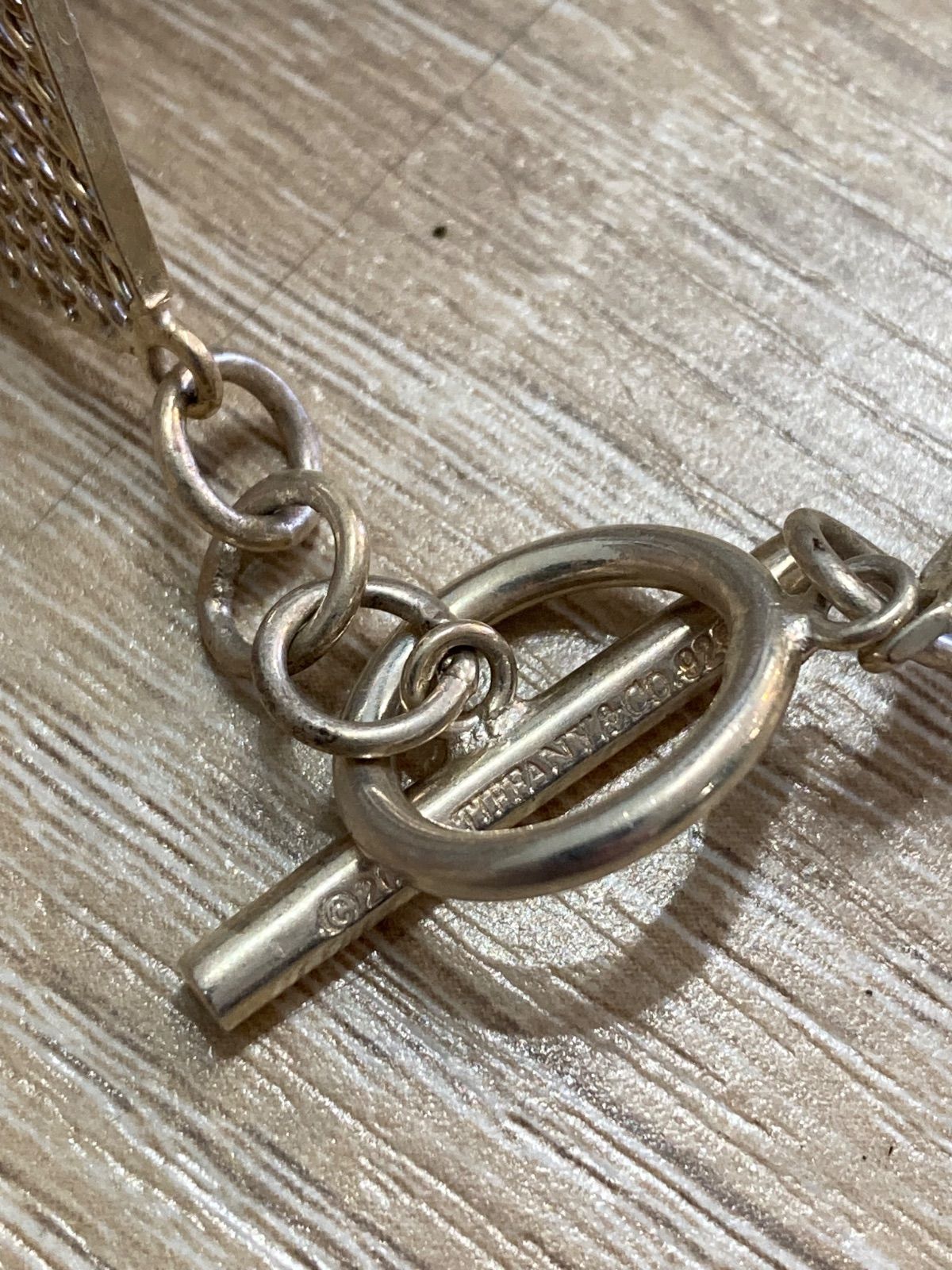 Tiffany925シルバーテクスチャーブレスレット Tiffany925シルバーテクスチャーブレスレット Tiffany925