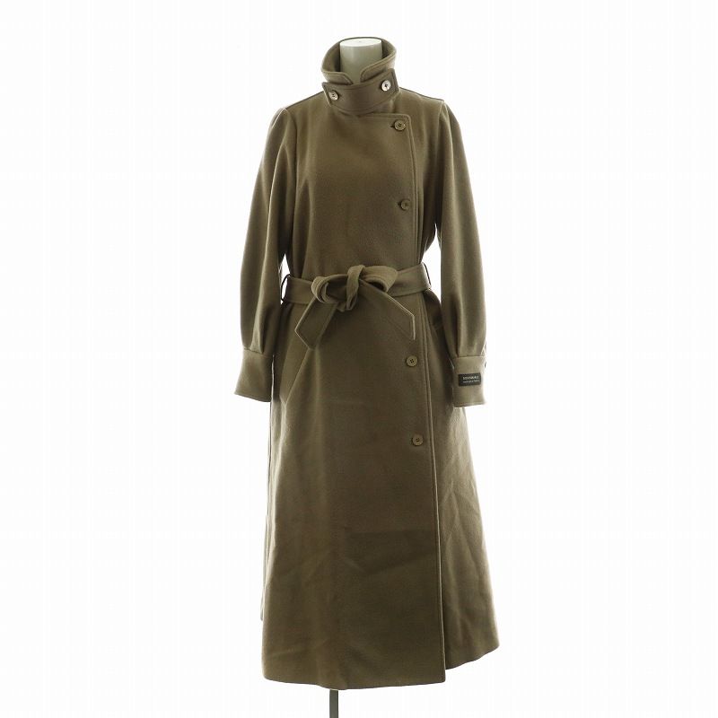 アメリヴィンテージ Ameri VINTAGE POOFY FLARE LONG COAT コート アウター ロング ベルト付き S ブラウン 01020730570 |NQ