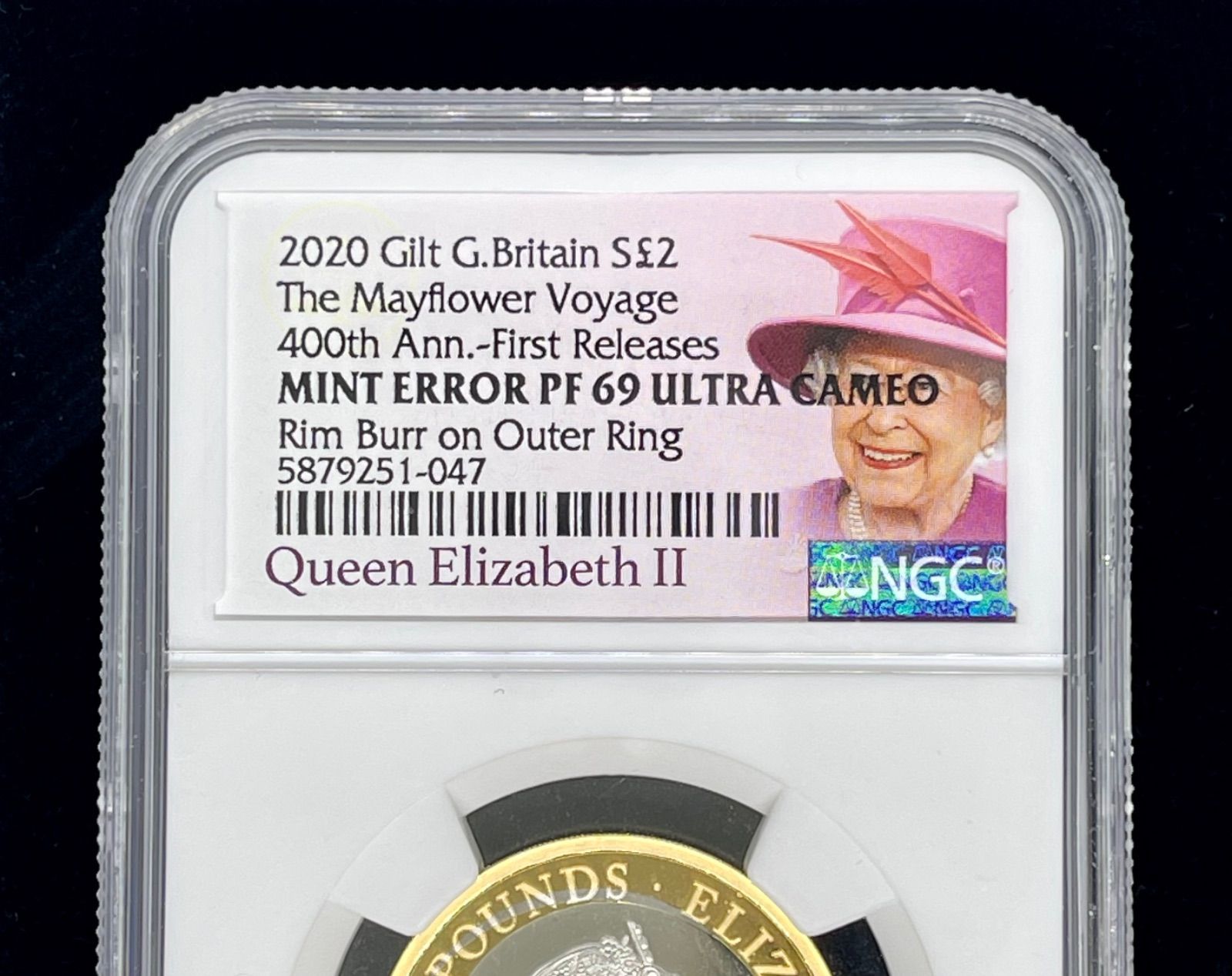 激レア】2020年 メイフラワー号 銀貨 NGC エリザベスロイヤルミント - メルカリ