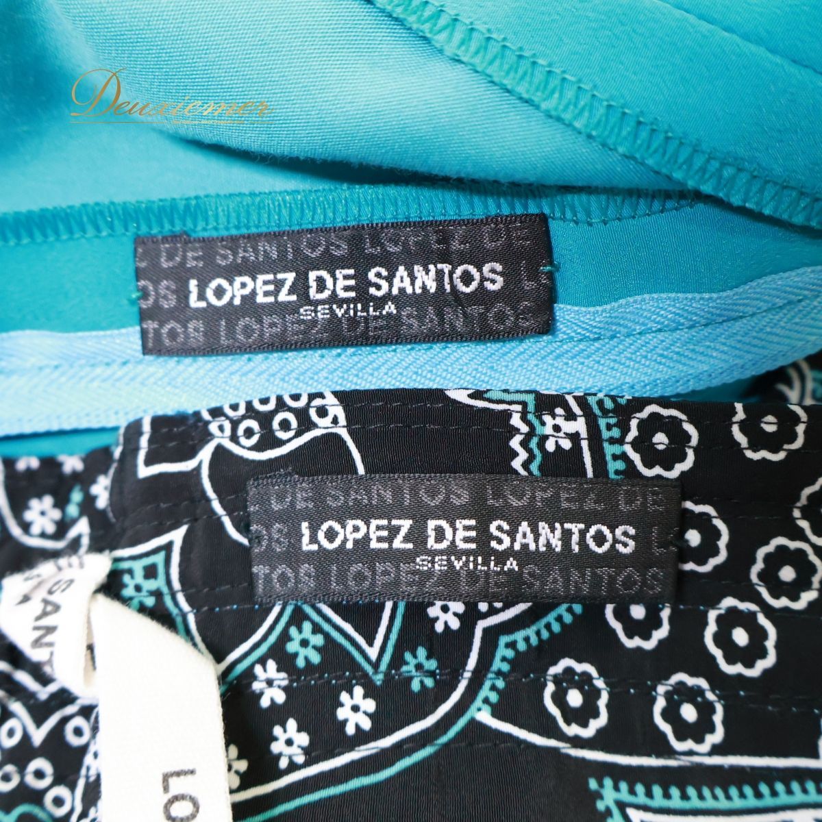 フラメンコ衣装】 グリーン系 LOPEZ DE SANTOS ロペスデサントス