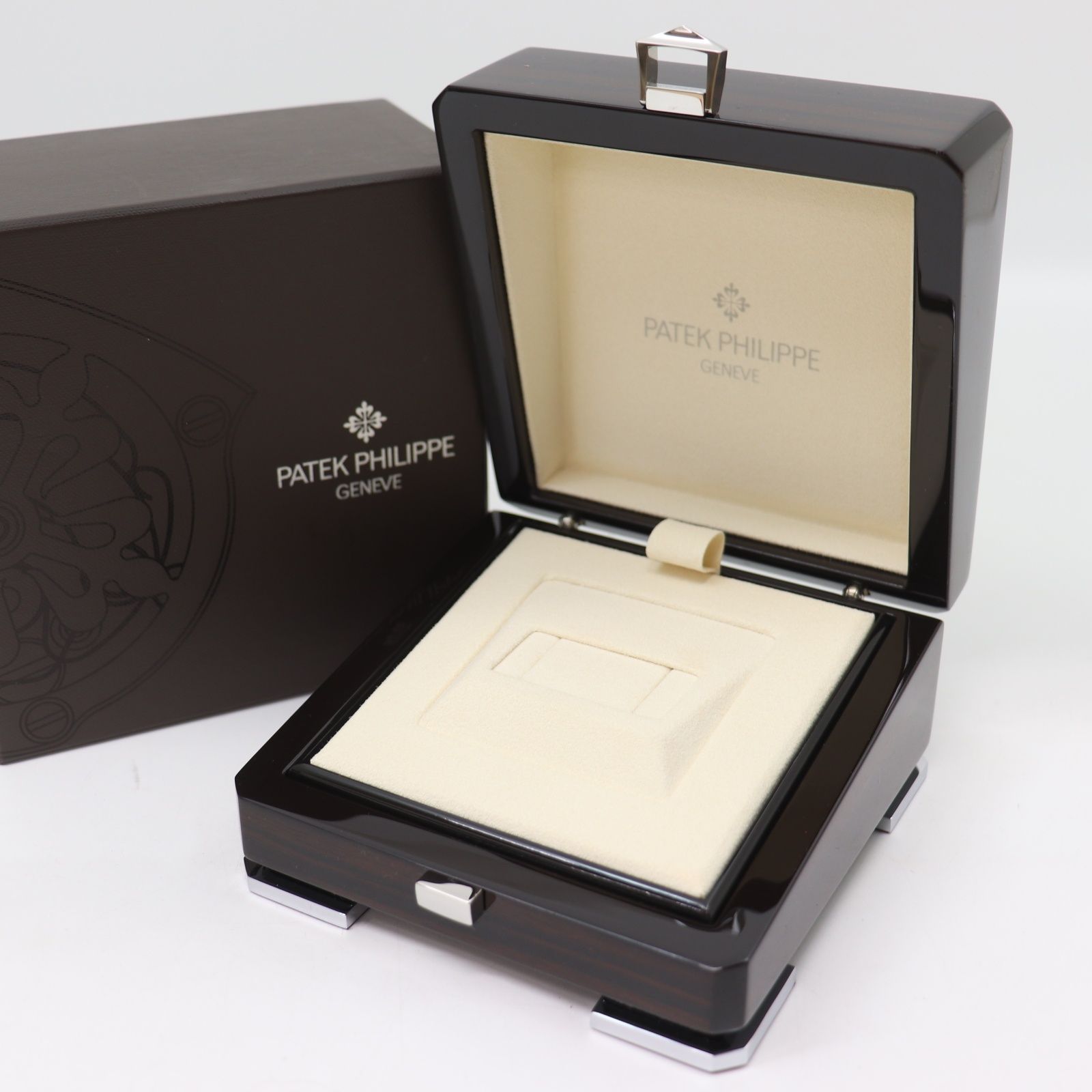 ITH9L42M6TIW PATEK PHILIPPE パテックフィリップ カフス 空箱 ボックス BOX カラトラバ ノーチラス アクアノート 茶色 アクセサリーケース