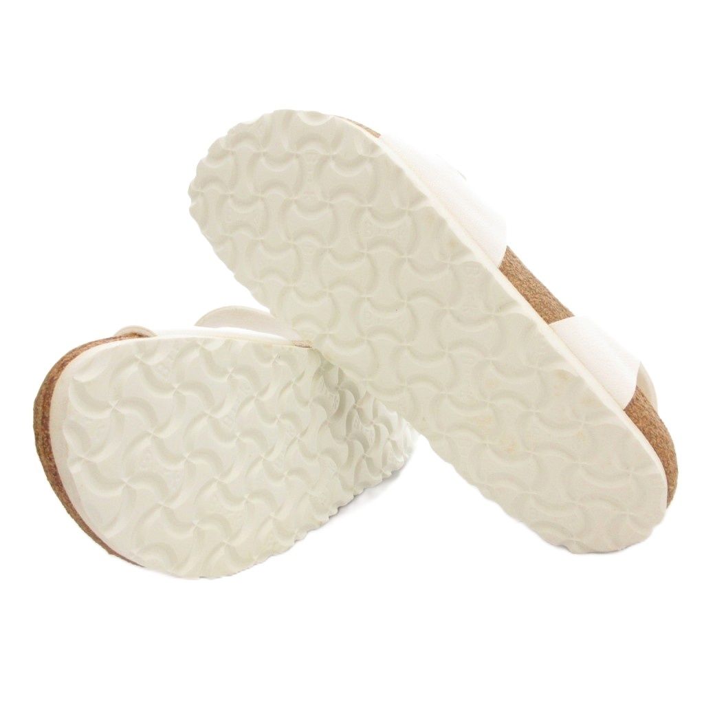 ビルケンシュトック BIRKENSTOCK リオ RIO コンフォートサンダル ストラップ ベルト レザー 24cm 白 ホワイト |GV GY18 KIN-KAAI_COM