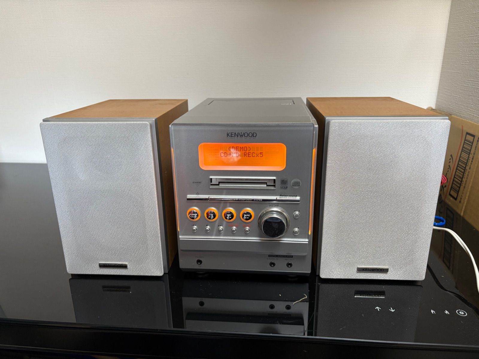 KENWOOD SZ-3MD-W LS-SZ3-W スピーカー部のみ 本体なし/カ24 24100801