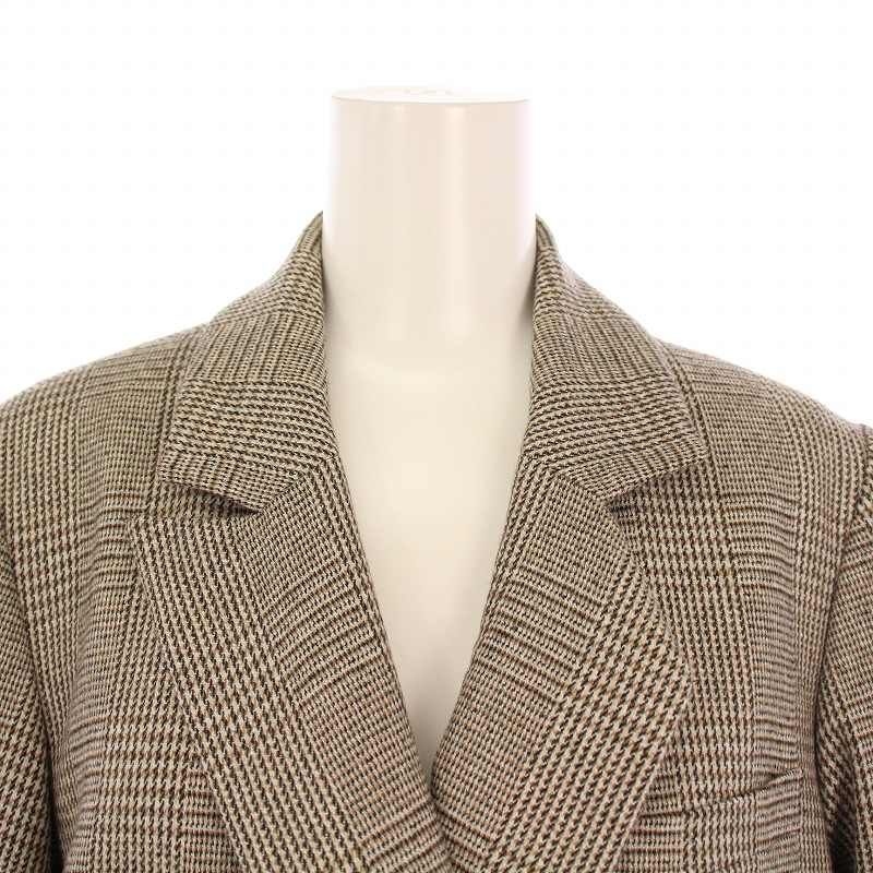 サクラ SACRA チェックテーラードジャケット ブレザー アウター ダブル