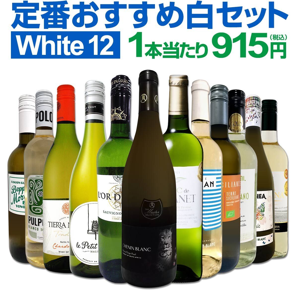 白ワイン セット 送料無料 第189弾 超特大感謝 ≪スタッフ厳選≫の 激得 白ワイン 750ml 12本セット 白 ワインセット 辛口 白ワインセッ