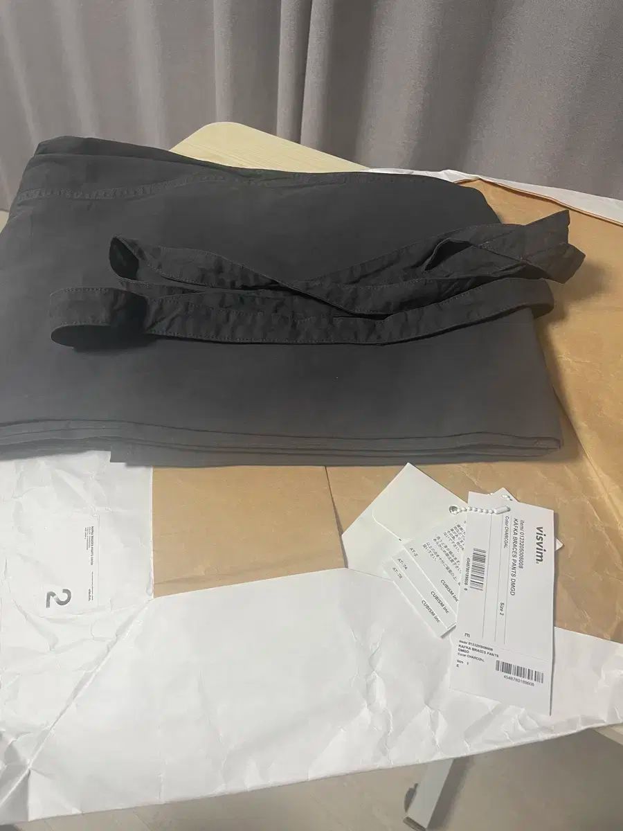 VISVIM ビズビム 23FW カフカ KAFKA BRACES パンツ チャコールグレー 2 サイズ