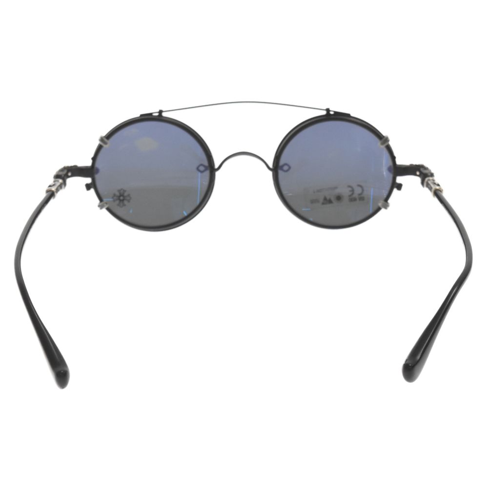 23NEW ＋CHROME HEARTS＋ ラウンド サングラス メガネ ブラック 選べる15色 ライトカラーレンズ】クロムハーツ ライトカラー