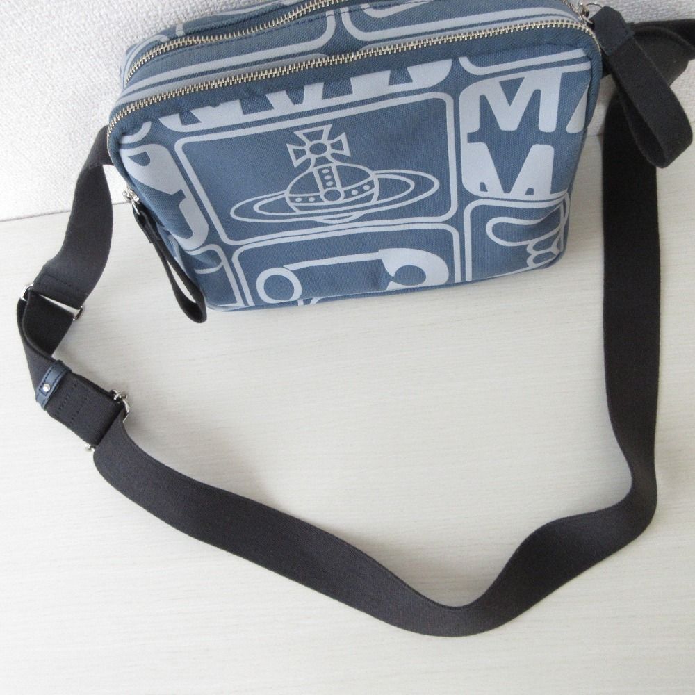 ヴィヴィアンウエストウッド TAGS タグ PVC ボストンバッグ グレー 総