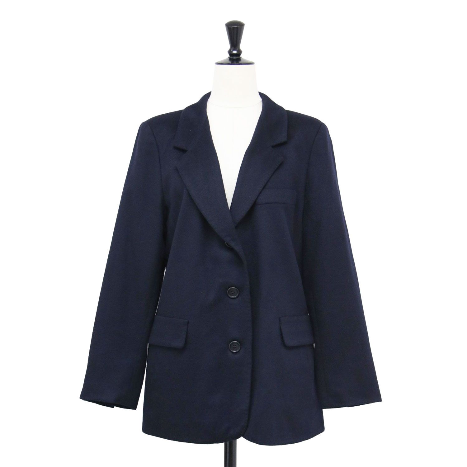 レディース Max Mara マックスマーラ ジャケット ネイビー 紺 サイズ 