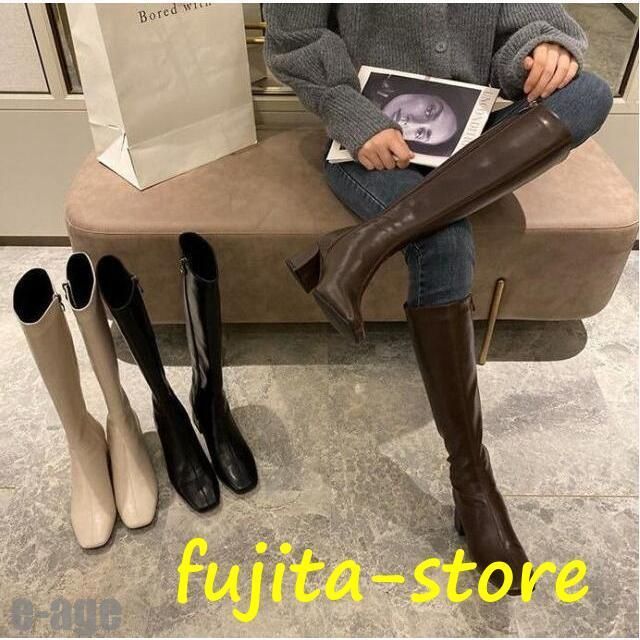 ニーハイブーツ レディースロングブーツ