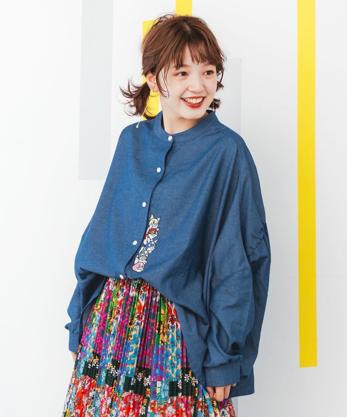 プリあずページ ScoLar スカラー 143658 ヒーローネコ＆ドッグの刺繍入り ノー