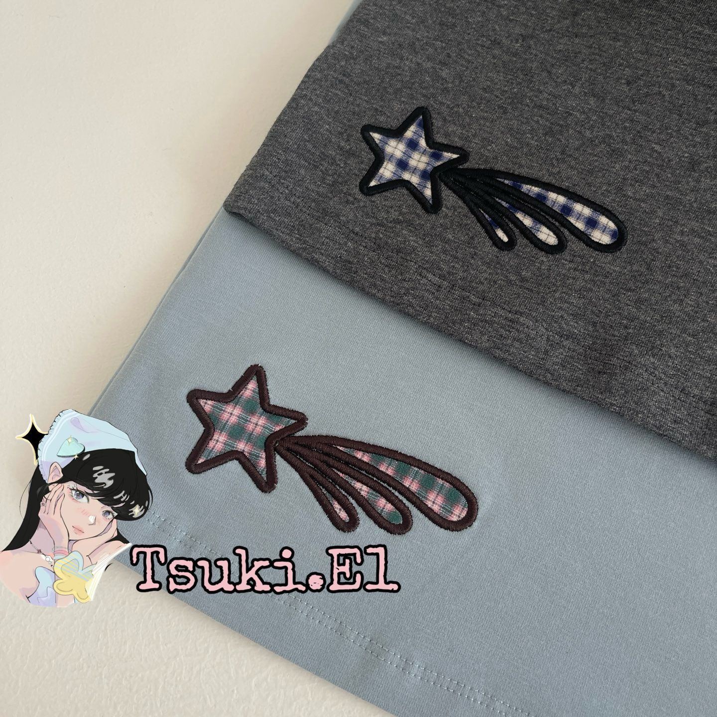 新品 韓国 COYSEIO コイセイオ TRIPLE STAR RINGER TEE 人気 星