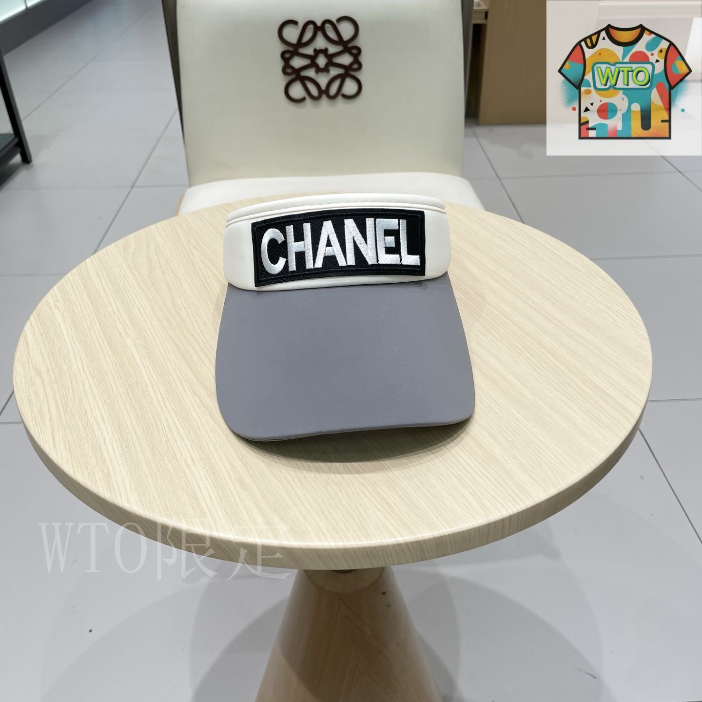 シャネル（CHANEL）サンバイザー ロゴレター サンバイザー02