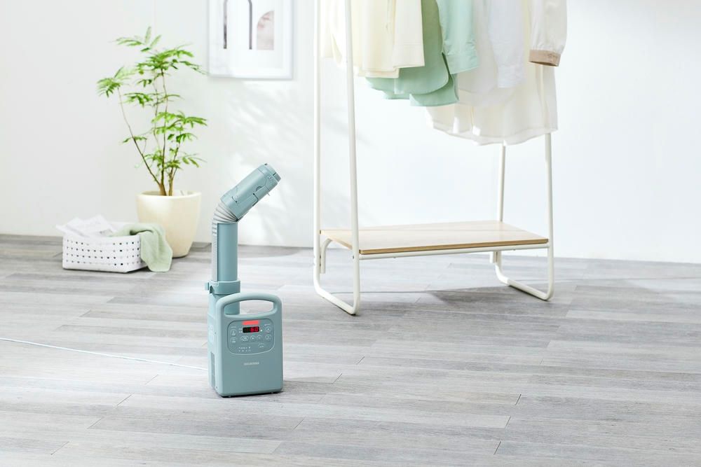 アイリスオーヤマ 布団乾燥機 ふとん乾燥機 幅約16.0×奥行約14.0×高さ約36.0cm ダニ退治 カラリエ メーカー保証付き 温風機能 マット不要 カラリエ Colors グリーン IRIS OHYAMA FK-RC3-G WWW_KANDAIZUMI_COM