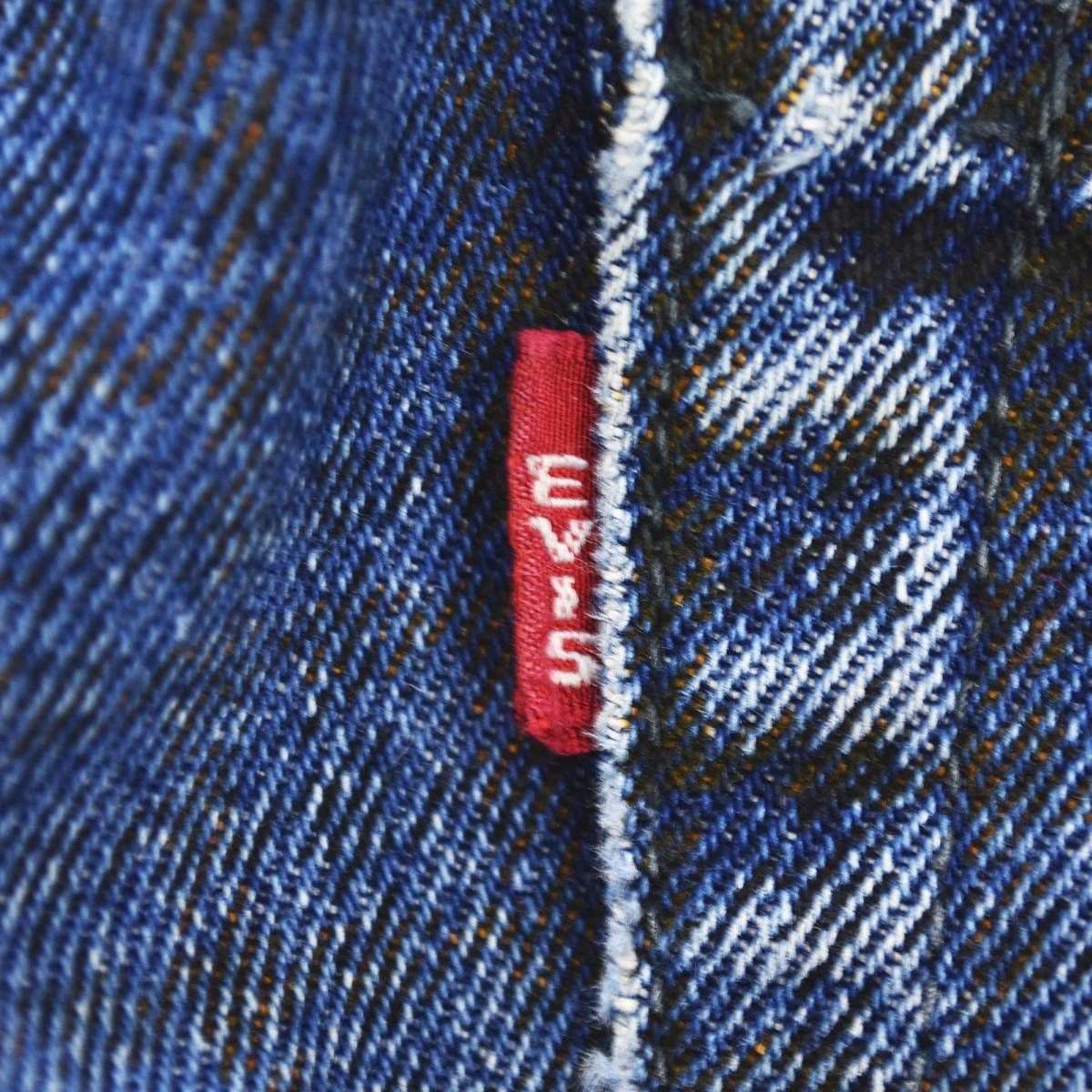 希少】 エヴィス 初期EVISU 2501 ストレート チェック柄 デニム