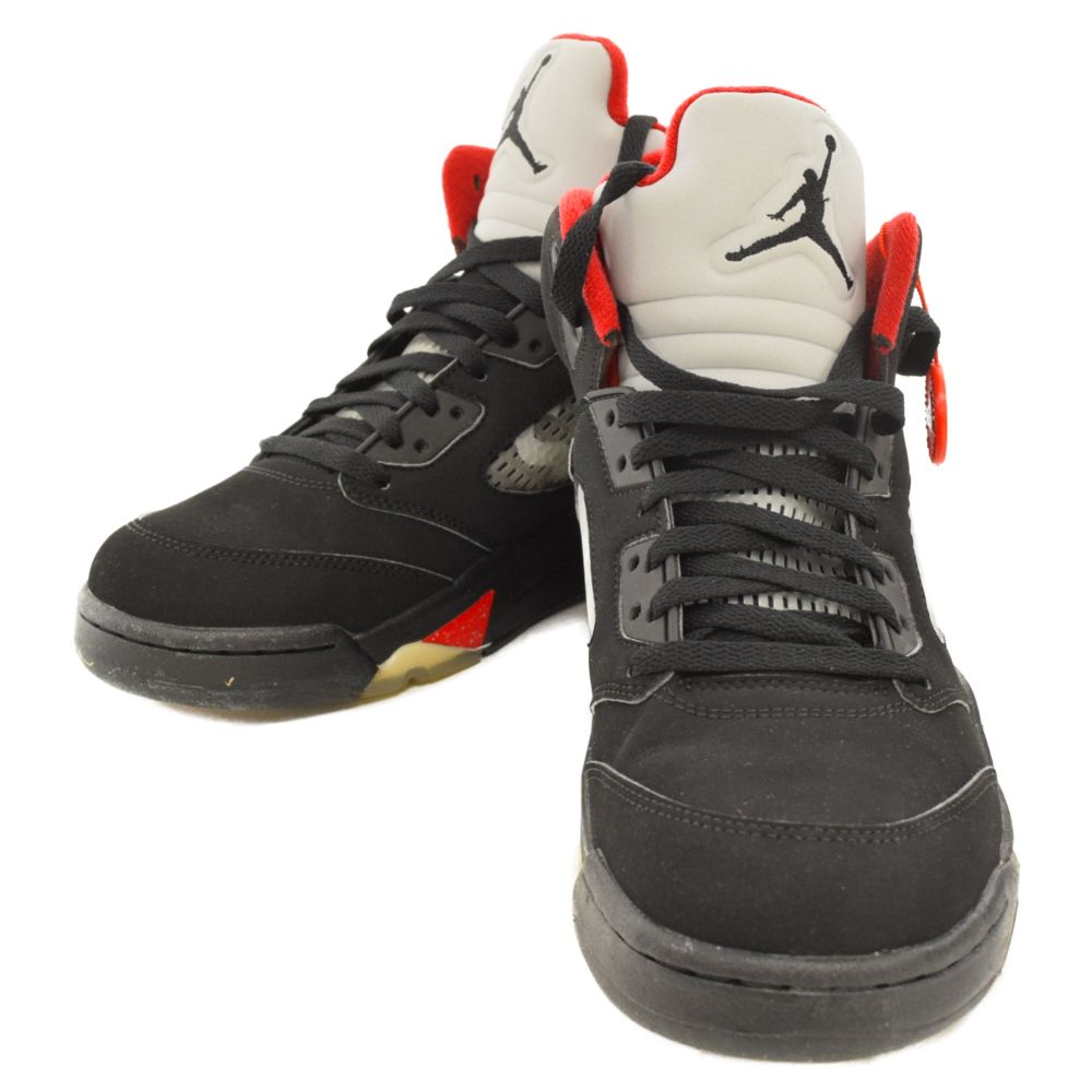 NIKE (ナイキ) 15AW ×SUPREME AIR JORDAN5 RETRO シュプリーム エアジョーダン5 レトロ ハイカットスニーカー  ブラック 824371‐001 US9 - メルカリ