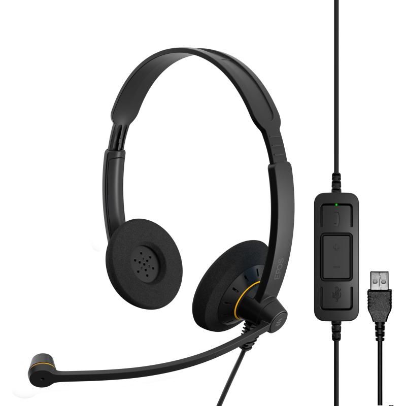 ゼンハイザー SC 60 USB ML エントリークラス 両耳USBヘッドセット コールコントロール機能付 504547