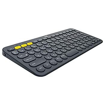 【非常に良い】ロジクール ワイヤレスキーボード 無線 キーボード 薄型 小型 K380BK Bluetoothワイヤレス Windows Mac iOS Android Chrome K380 国内正規品