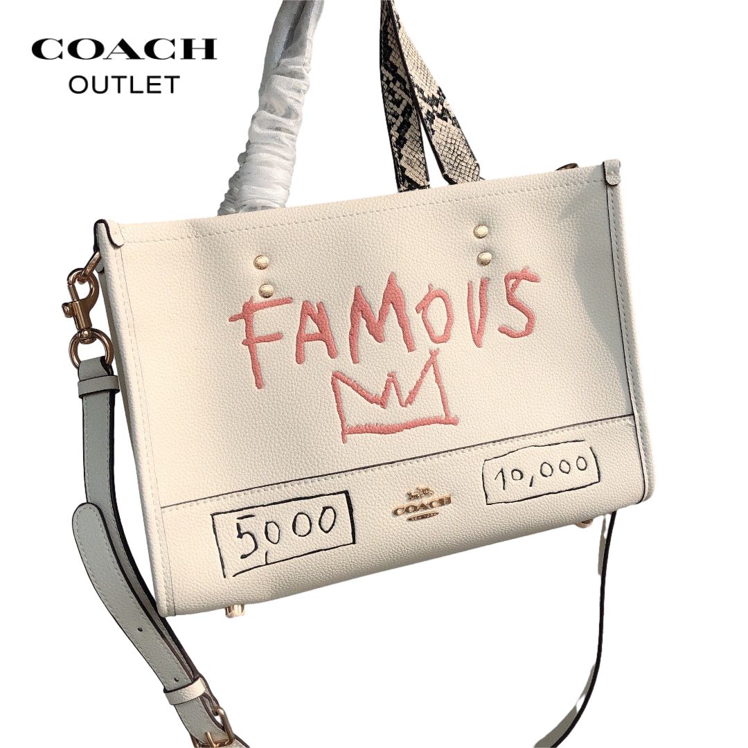 COACH C5660バスキア デンプシー キャリーオール JEAN MICHEL BASQUIAT