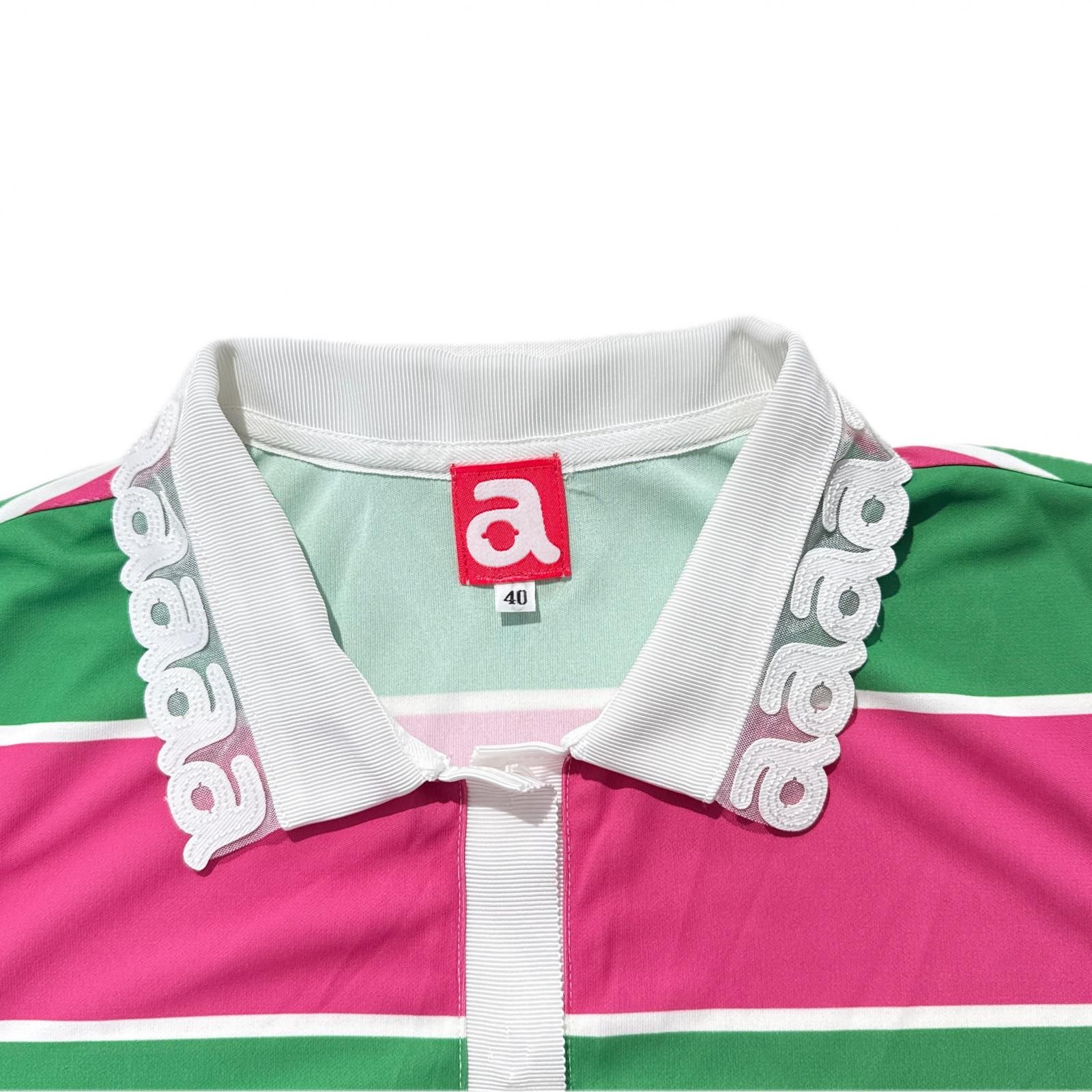 中古 レディース アルチビオ archivio ノースリーブ 40(L) 白×緑