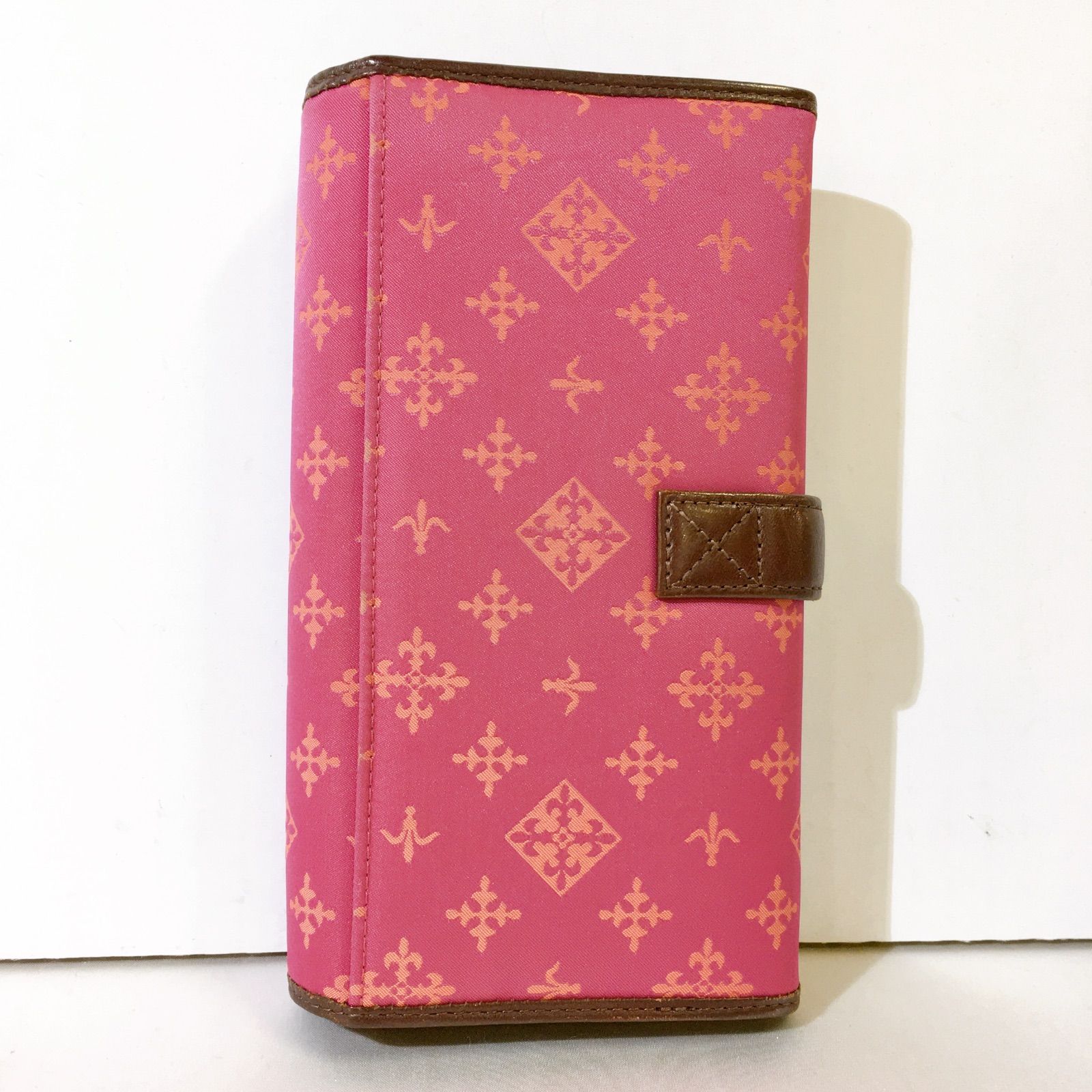 ラシット　長財布（ポシェット財布） ラシット 財布 ロングウォレット ポリエステル混 × レザー