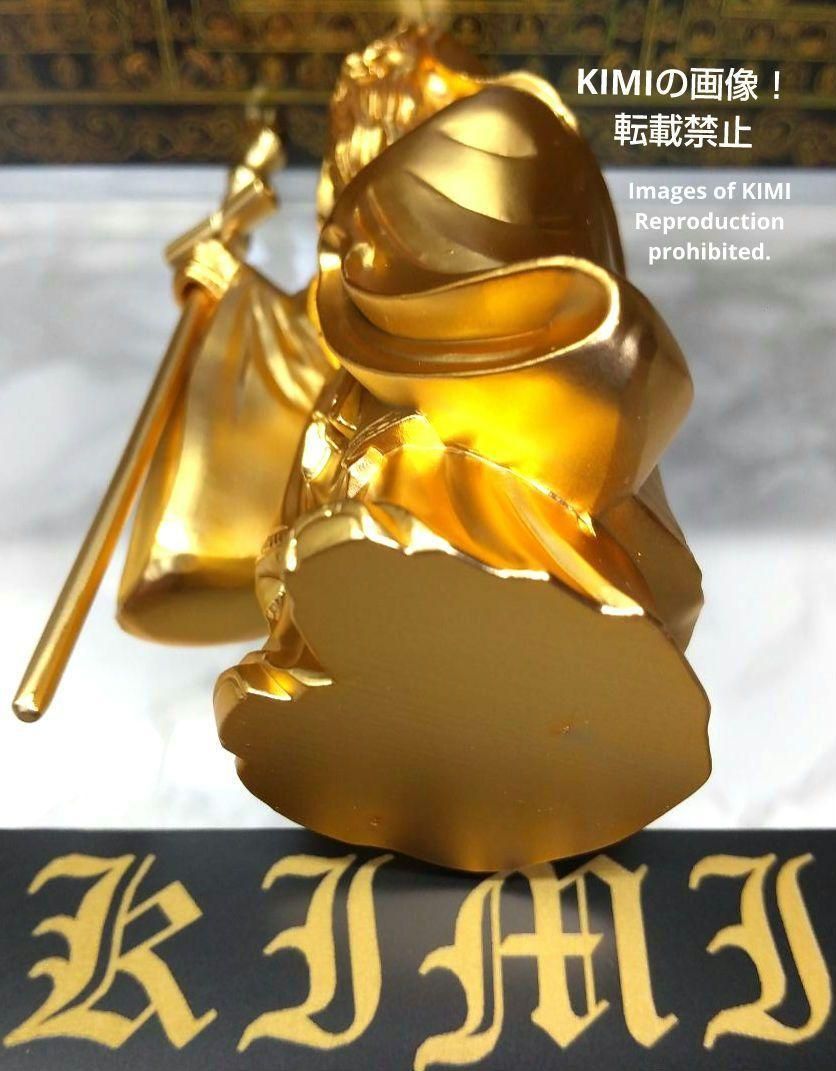 福禄寿 （金メッキ/24金）仏師：牧田秀雲 原型 仏像 置物 AA ふくろ