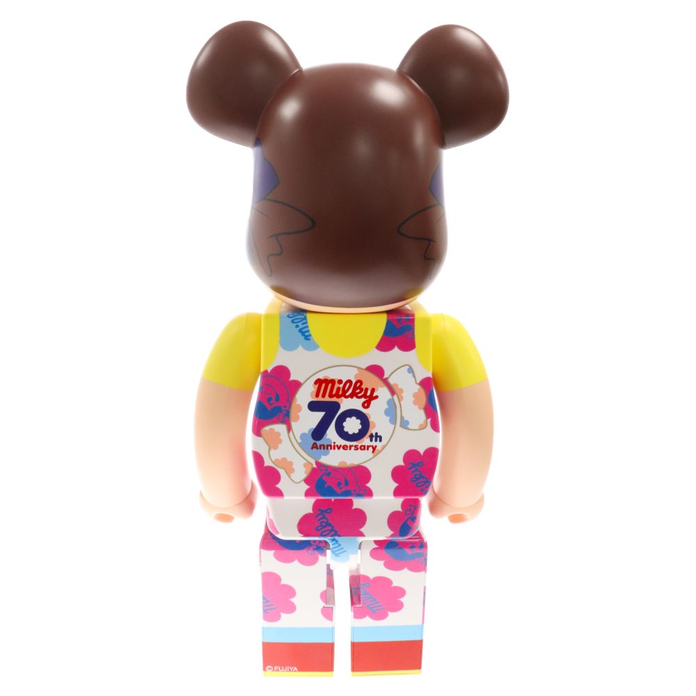 MEDICOM TOY (メディコムトイ) BE@RBRICK ペコちゃん ver. 1000% ペコちゃん ミルキー70周年デザインベアブリック  フィギュア ピンク/ホワイト - メルカリ