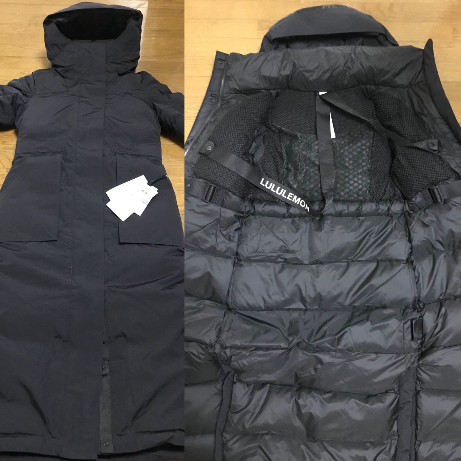 Lululemon ダウンジャケット　サイズ4 Amazon.com: lululemon Down For It All Jacket (Black, 4