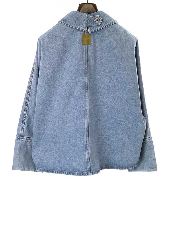 LOEWE ロエベ 21AW ワイドスリーブ デニムジャケット インディゴ 32 LOEWE ロエベ 21AW ワイドスリーブデニムジャケット インディゴ 32