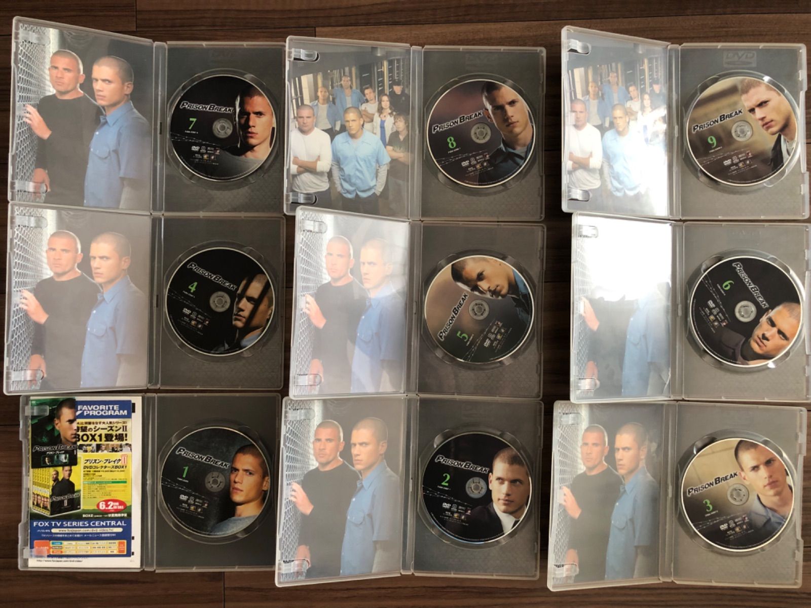 中古][DVD] プリズン・ブレイク シーズン1 ＜1-9巻セット