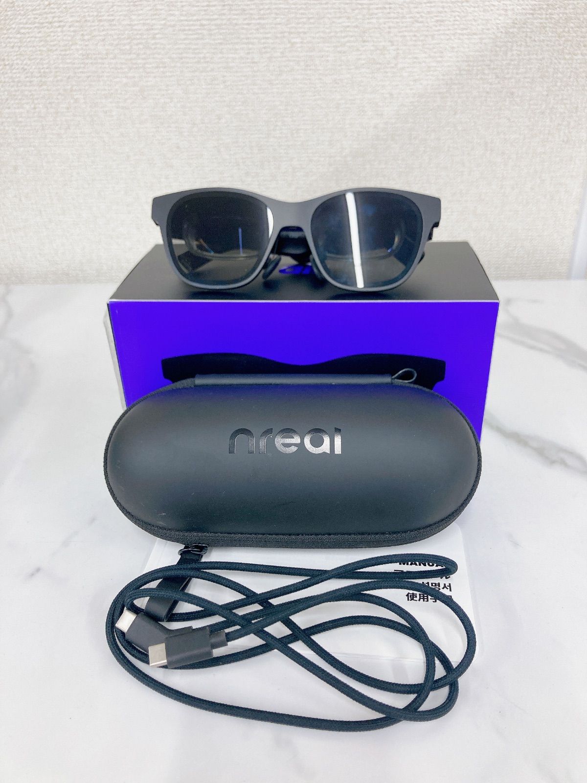 NREAL AIR ARスマートグラス 通電未確認 NR-7100RGL【電化製品