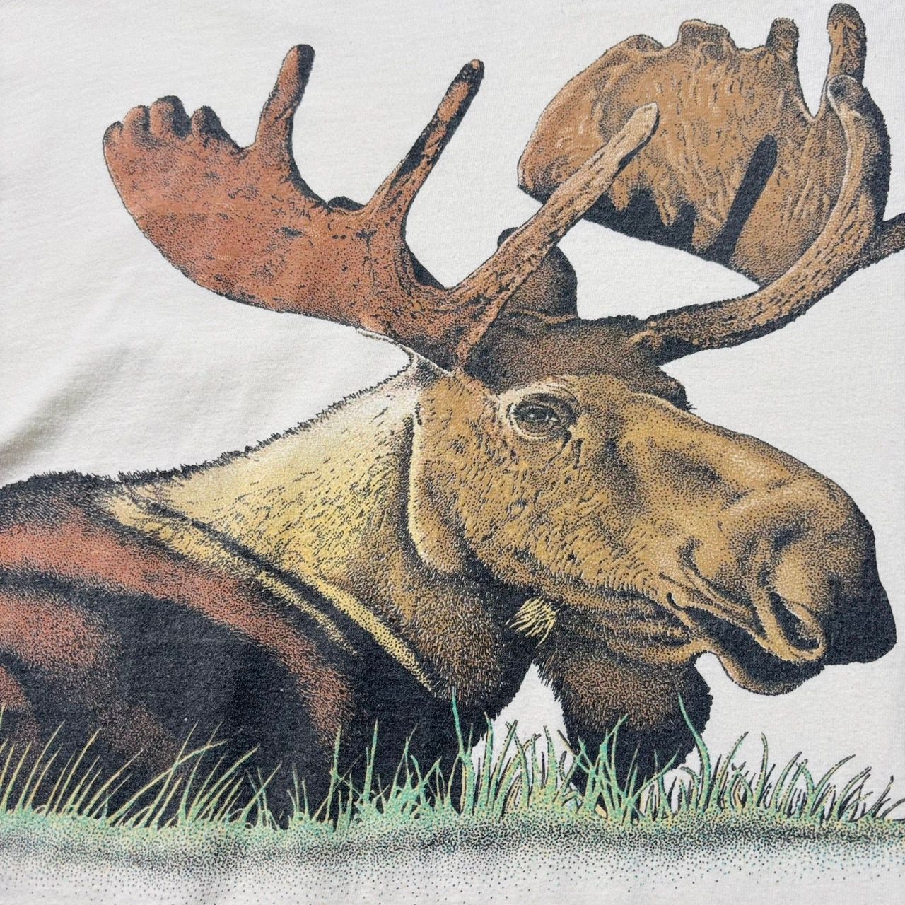 90s】USA製 vintage ラグマット動物大集合可愛いアートく芸術