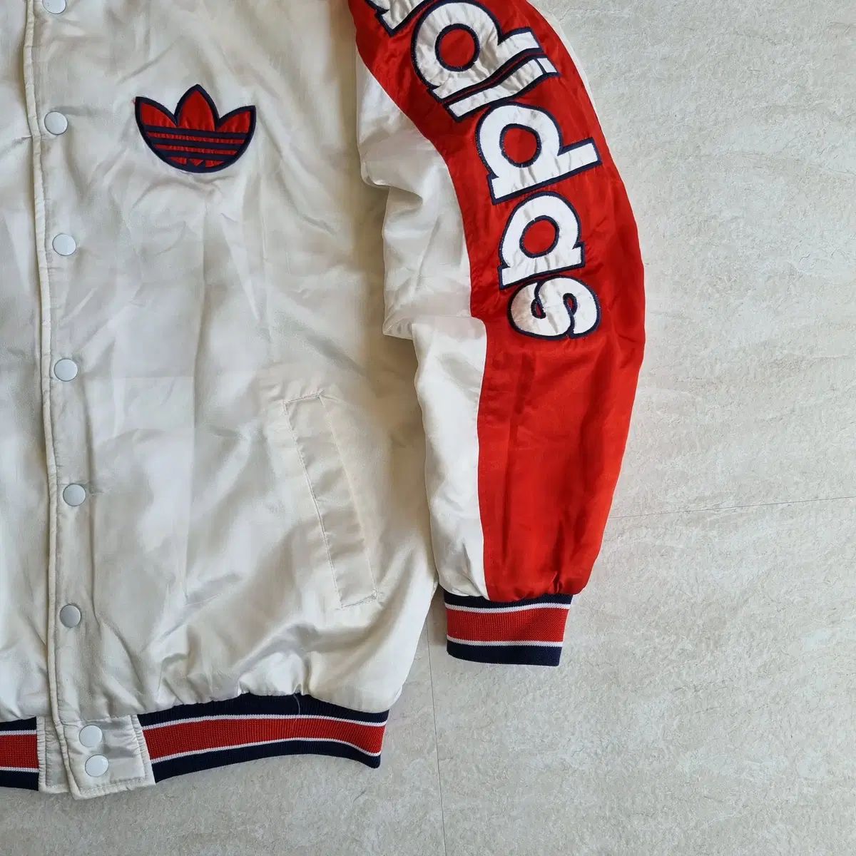 希少 ヴィンテージ 80's adidas アディダス ATP ジャージ Sサイズ ブラック×ホワイト 黒 白 USA製 /Suchmosサチモス ヨンス