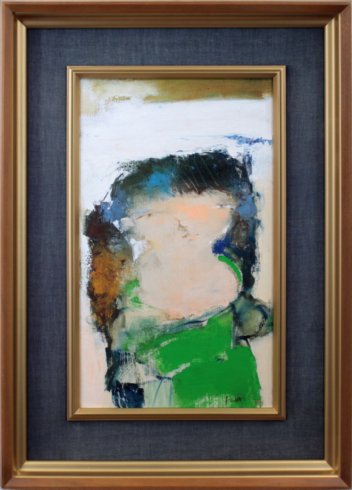 阿部国利『女性』油彩画【真作保証】 絵画 阿部国利『女性』油彩画【真作保証】 絵画 - メルカリ