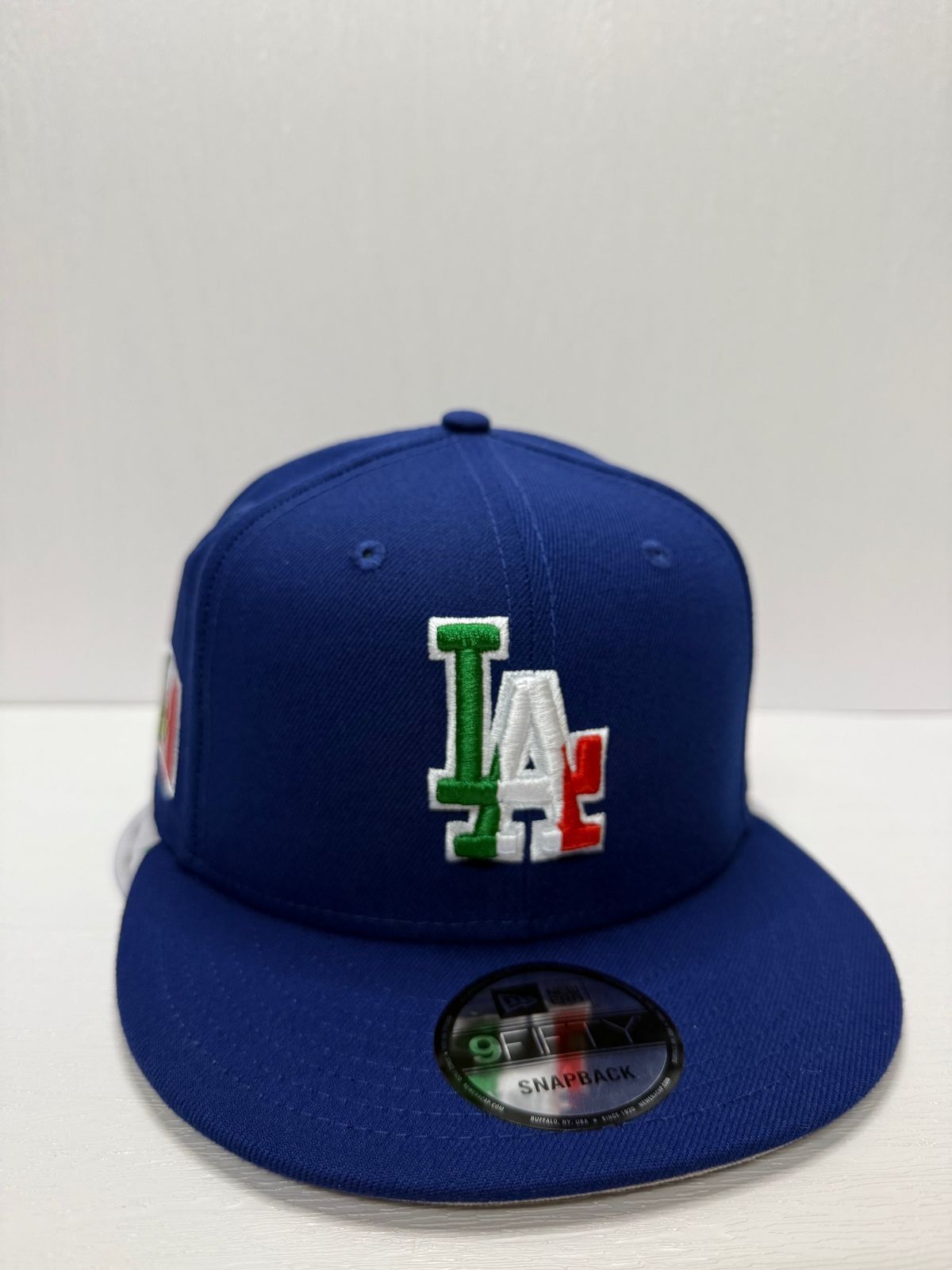 Newera ロサンゼルスドジャース メキシコ国旗 9fifty スナップバックキャップ ブルーカラー