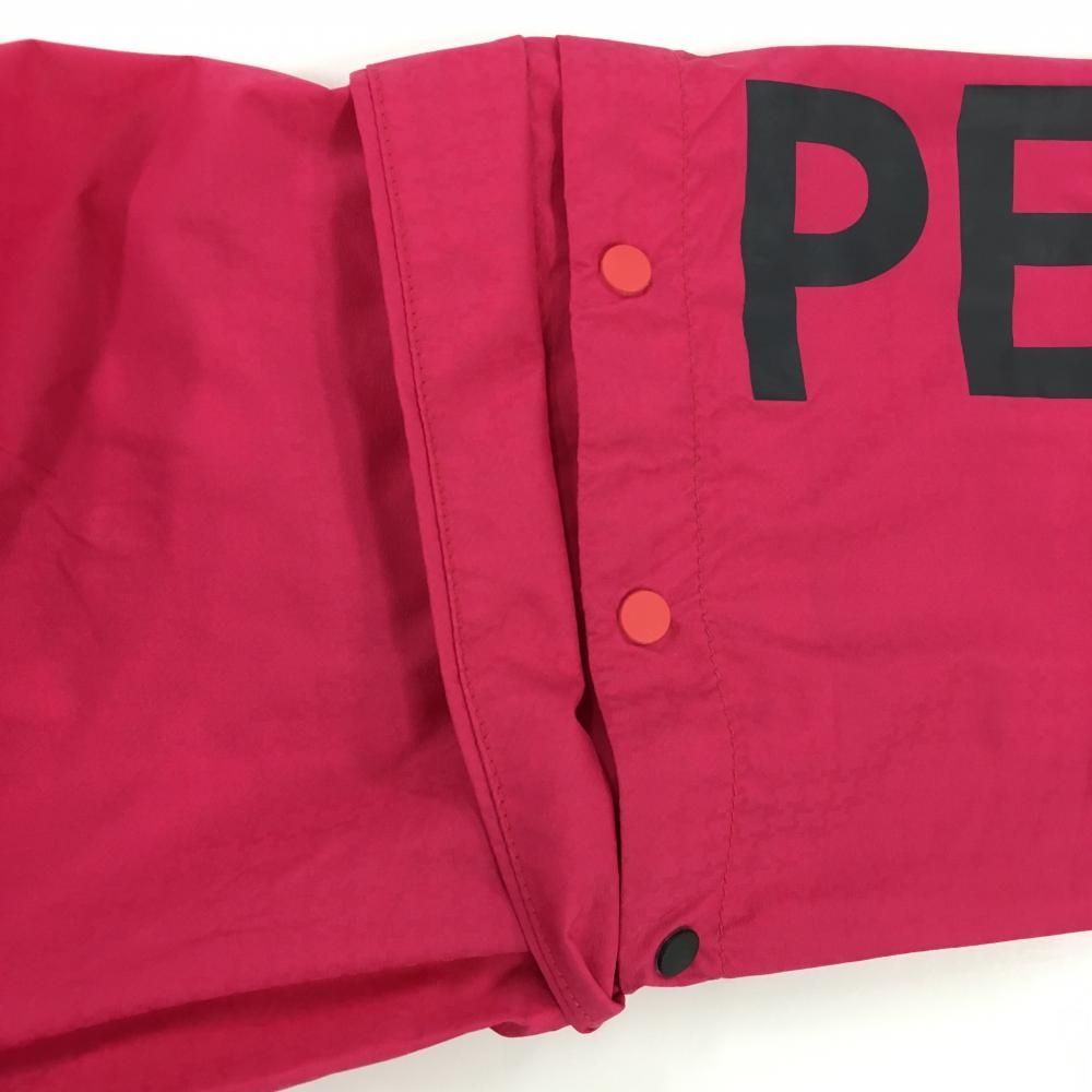 【新品タグ付】パーリーゲイツ　ゴルフ　2wayレインワンピース　袖脱着　ピンク0 新品】パーリーゲイツ 2WAYレインワンピース ピンク×ネイビー 地模様