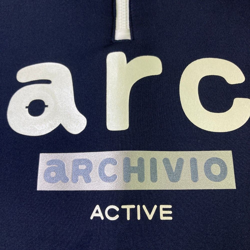 サイズ：38 ARCHIVIO アルチビオ 切替 ハーフジップ長袖