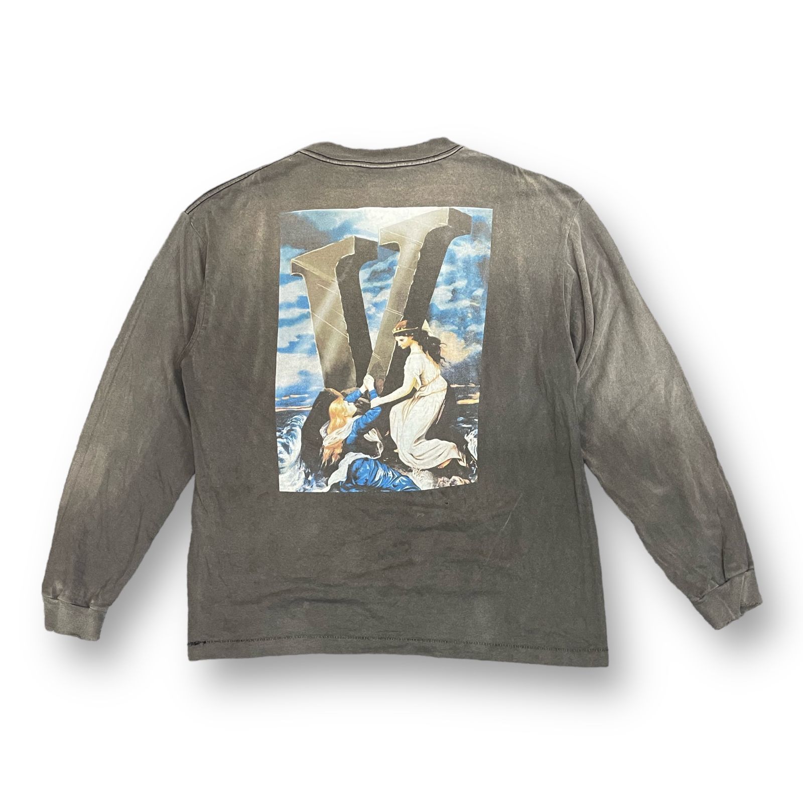 SAINT MICHAEL VLONE VL_LS TEE / MARIA / BLACK コラボ カットソー 