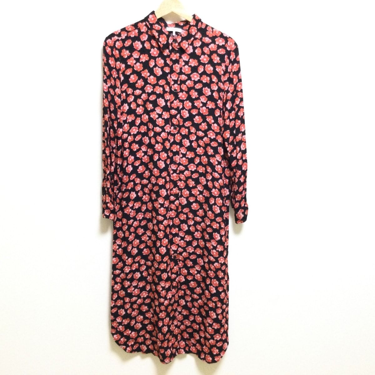 GANNI ボタニカル柄 ロングワンピース　34 GANNI ボタニカル柄 ロングワンピース 34 GANNI ボタニカル柄