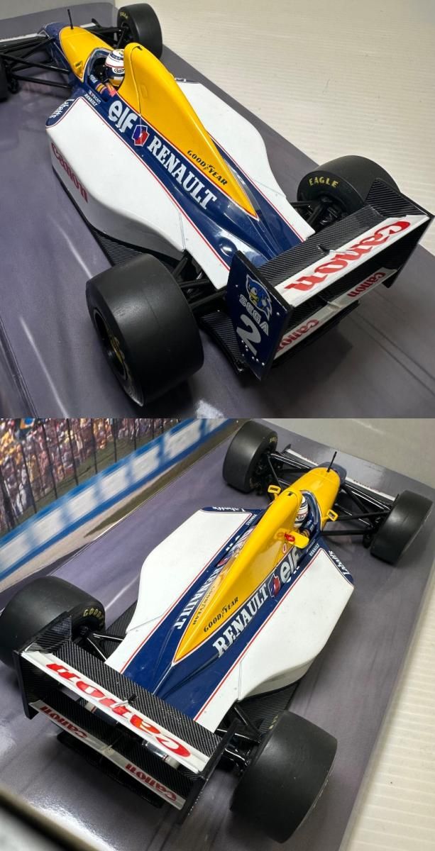 ウィリアムズ FW15 ミニカー 1/18 Williams FW15C No.5 Winner French GP 1993 Alain Prost